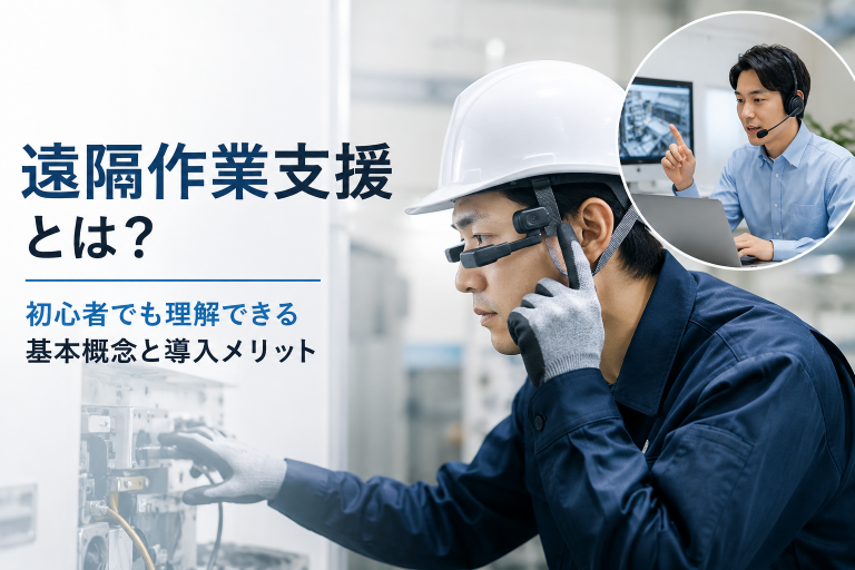 遠隔作業支援とは？初心者でも理解できる基本概念と導入メリット【入門編】