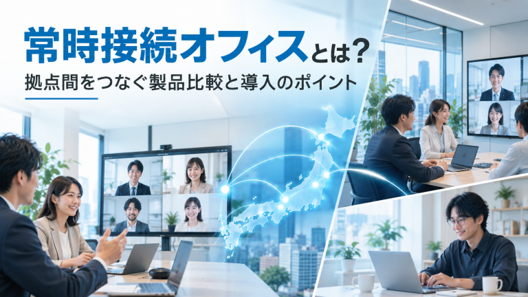 常時接続オフィスとは？拠点間をつなぐ製品比較と導入のポイント