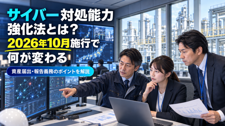 サイバー対処能力強化法とは？2026年10月施行で何が変わる